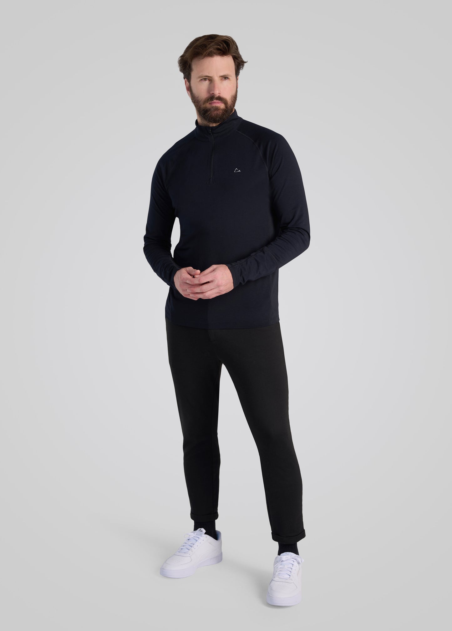 Aiden Merino Wool Long Sleeve Shirt